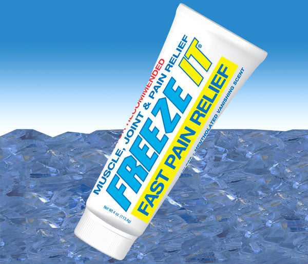 FREEZE IT 4 oz. Tube for fast pain relief